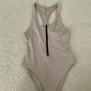 Zip up bodysuit
